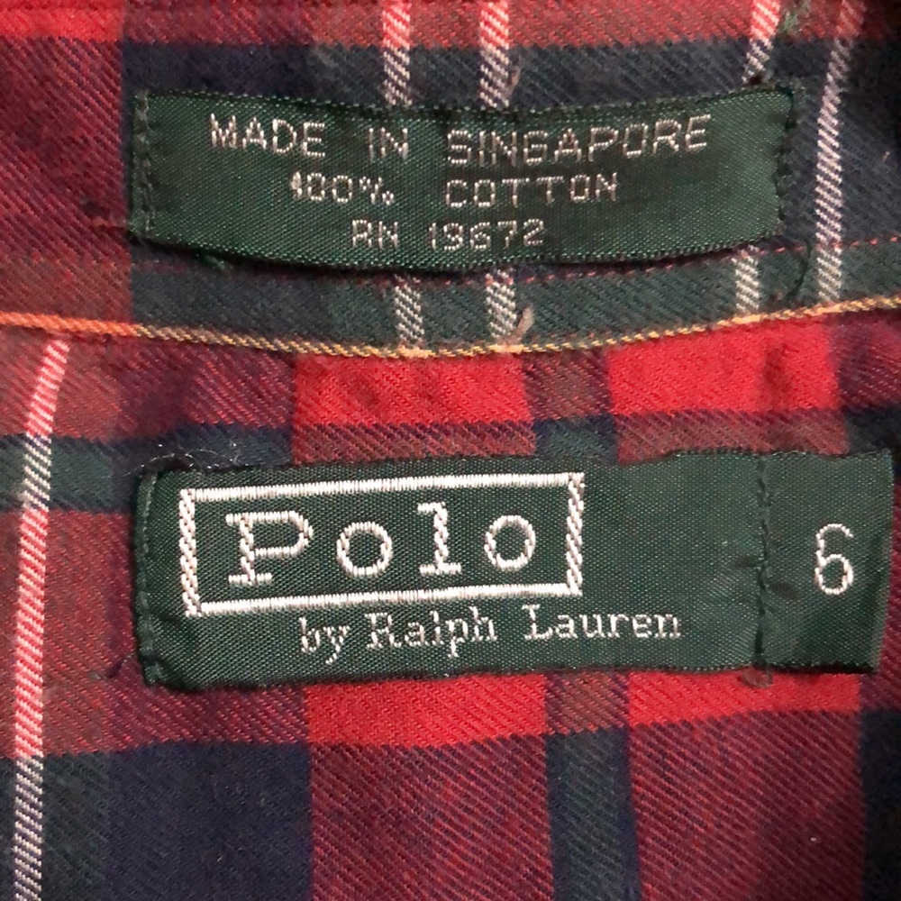 POLO BY RALPH LAUREN SHIRT FOR BOY SIZE 6 - Picture 4 of 5
